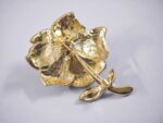 Sparkling Floral Rhinestone Brooch
