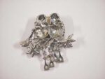 Zircon Bird Brooch
