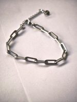 Minimal paperclip chain Steel Bracelet unisex in Pakistan by dango