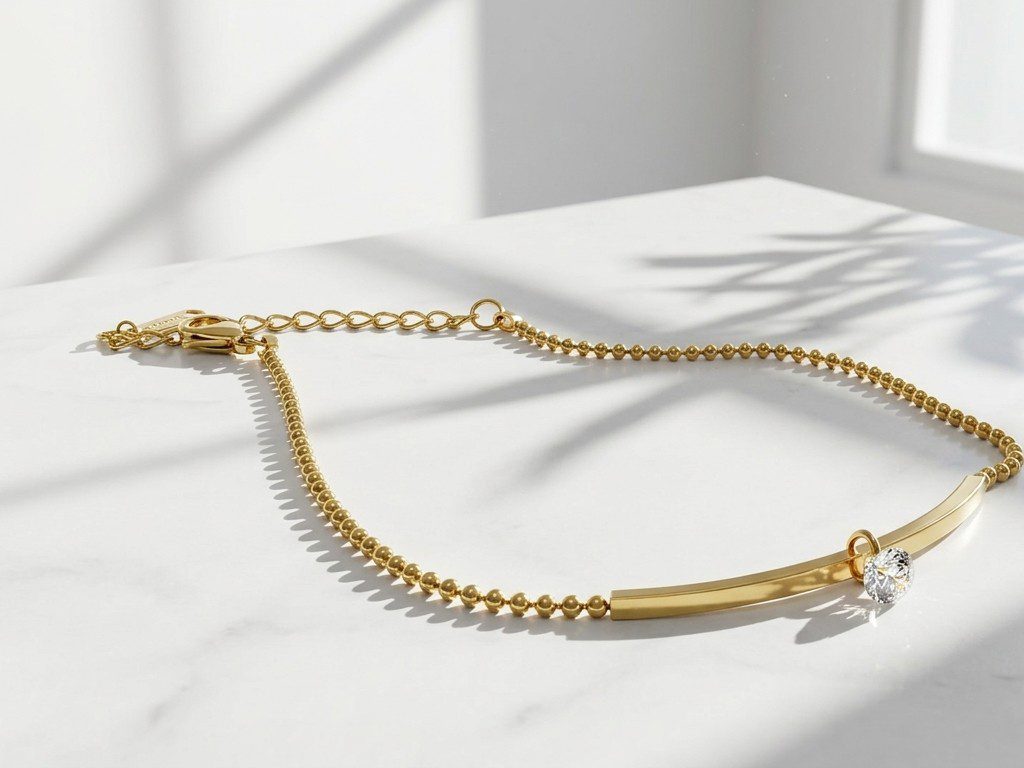 anklet pakistan Gold-Plated Steel Anklet for women in Pakistan by dango