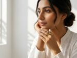 Gold-Plated Kundan Ring – Adjustable | Kundan Jewelry Pakistan - Image 2