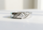 925 Silver Zircon band Ring Pakistan by dango