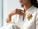 Sunflower Vase Brooch - Image 2