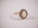 Natural Opal Adjustable Ring – 925 Sterling Silver - Image 3
