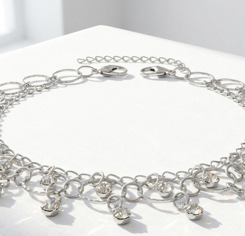 Silver-Plated Anklet for women in Pakistan by dango