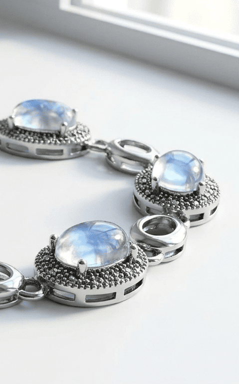 Natural Aquamarine Gemstone Bracelet for women in Pakistan by dango