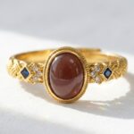 Natural Red Agate gemstone Ring for women in Pakistan by dango