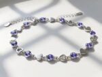 925 Silver Heart Bracelet for women in Pakistan by dango
