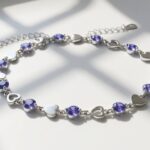 925 Silver Heart Bracelet for women in Pakistan by dango