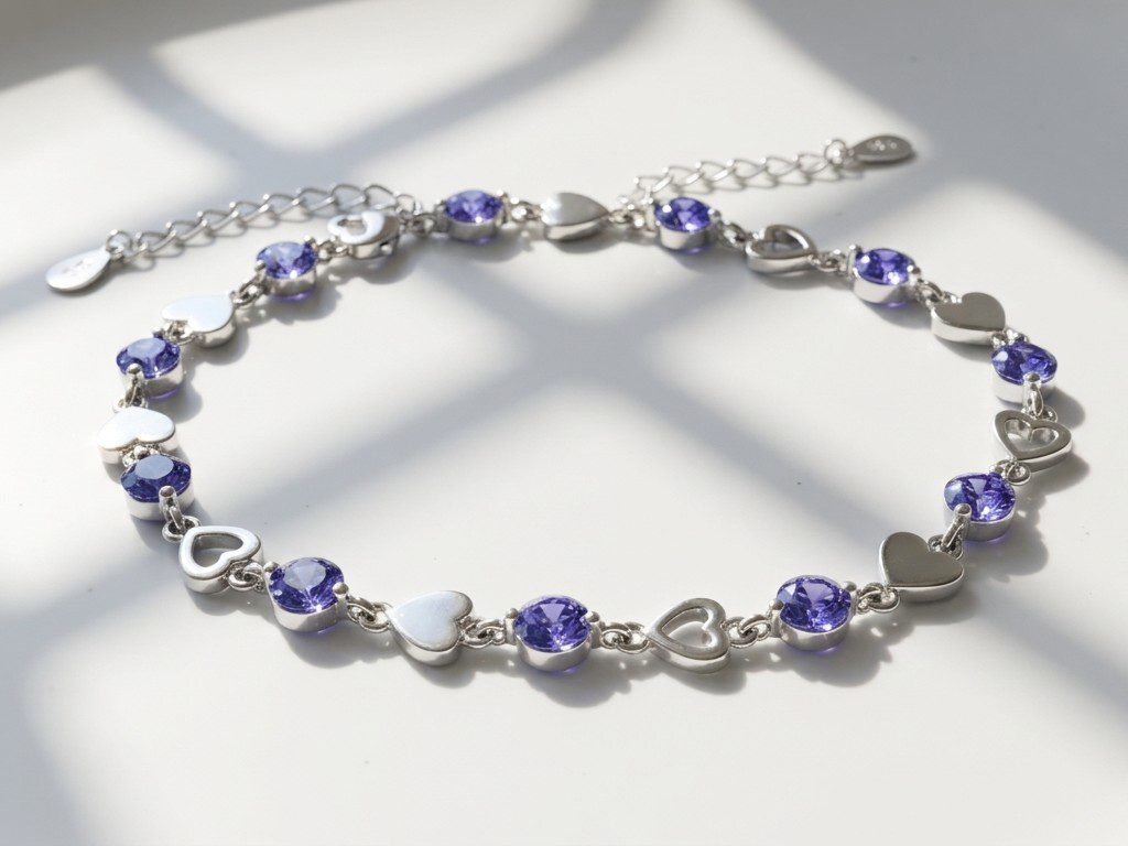 silver bracelet pakistan1 925 Silver Heart Bracelet for women in Pakistan by dango