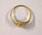 Vintage Natural Pearl Stainless Steel Ring