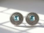 Silver Stud Earrings for women in Pakistan by dango