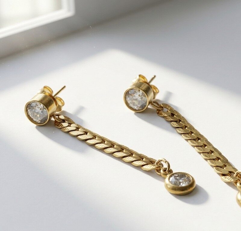 Gold-Plated tarnish free Earrings for women in Pakistan by dango