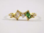 gold plated steel Minimal Ring for women in Pakistan by dango