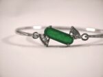 Natural Green Jade Gemstone Bangle for women in Pakistan by dango