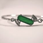 Natural Green Jade Gemstone Bangle for women in Pakistan by dango
