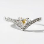 heart moonstone 925 Sterling Silver Ring for women in Pakistan by dango