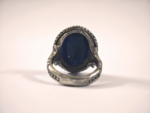 Vintage Natural Sapphire Silver Ring