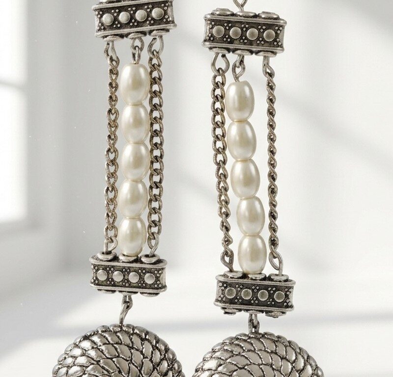 Oxidized Ethnic Earrings for women in Pakistan by dango