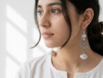 Vintage Oxidized Statement Earrings - Image 2