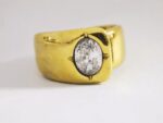 Gold-Plated water proof steel Ring for women in Pakistan by dango