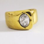 Gold-Plated water proof steel Ring for women in Pakistan by dango