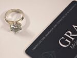 Moissanite Solitaire Silver Ring - Image 3