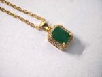 Green Rectangle Zircon Set - Image 3