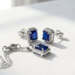 Blue Zircon Jewelry Set for Women in Pakistan by Dango