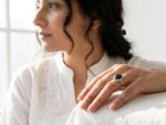 Natural Sapphire (Neelam) Ring in 925 Sterling Silver with Zircons - Image 2