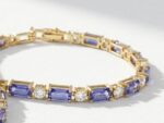 925 Sterling Silver Purple zircon Bracelet for women in Pakistan by dango