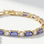925 Sterling Silver Purple zircon Bracelet for women in Pakistan by dango
