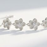 925 Sterling Silver Floral Bracelet for women in Pakistan by dango