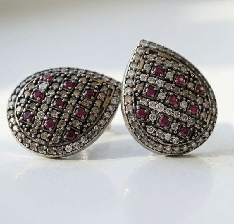 Turkish Silver Earrings for women in Pakistan by dango