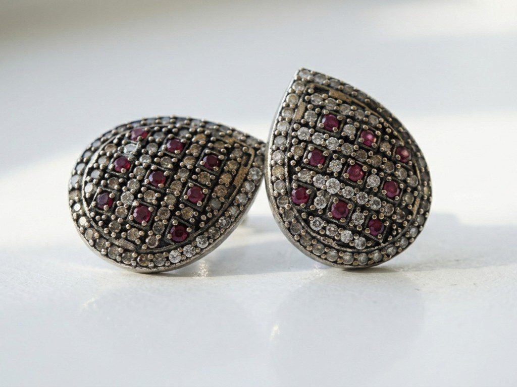 turkish earrings pakistan Turkish Silver Earrings for women in Pakistan by dango