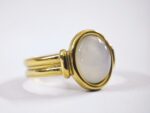 Mother of Pearl Silver Ring - Image 3