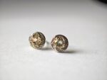 925 sterling silver stud earrings with natural citrine gemstone for women in pakistan by dango