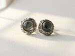 Natural Aquamarine Gemstone Stud Earrings for Women in Pakistan by Dango