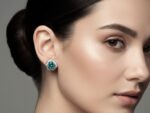 Emerald Green Zircon Studs - Image 2
