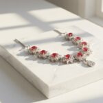 Pink Floral Jewelry Set for Women in Pakistan by dango