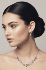 Pink Radiance Zircon Necklace Set - Image 2