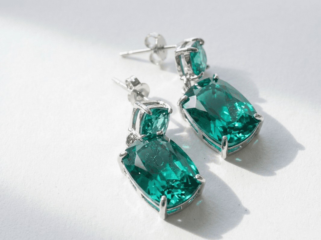 tourmaline earrings pakistan natural tourmaline gemstone dangle earrings for women in pakistan by dango