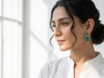 Emerald Green Natural Tourmaline Earrings - Image 2