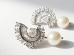 Natural pearl and zircon earrings for women in pakistan by dango