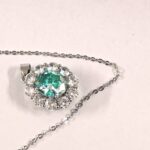 green zircon pendant for women in pakistan by dango