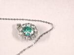 green zircon pendant for women in pakistan by dango