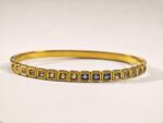 multi color Zircon Gold-Plated steel Bangle for women in Pakistan by dango