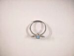 Natural Blue Topaz Winged Ring - Image 3