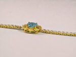 Azure Gold-Plated Zircon Bracelet - Image 2