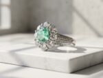 green Adjustable Ring for women in Pakistan by dango
